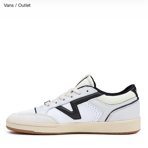 Vans White and Black Sneakers - Picture 6 of 6